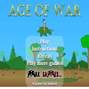 전쟁시대 플래시게임-Age-of-war