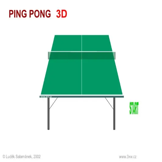 핑퐁 3D(Ping Pong 3D) 탁구 플래시게임