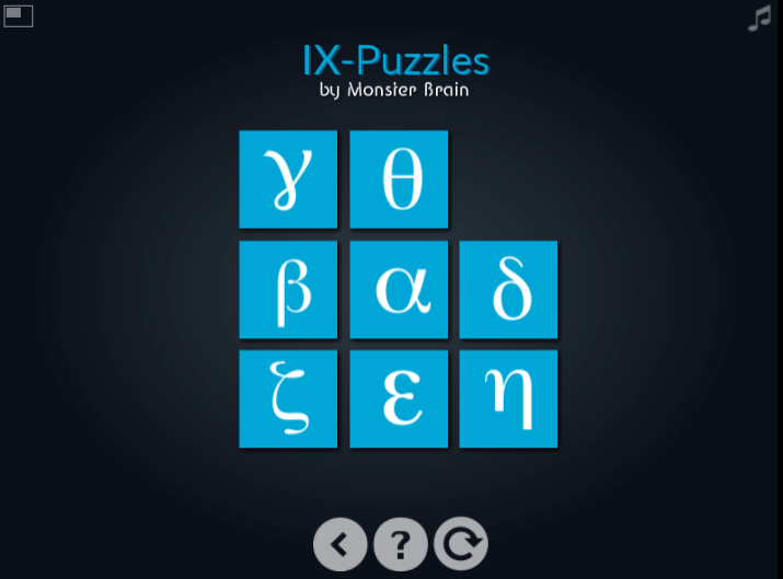 IX-Puzzles 플래시게임 플레이 화면