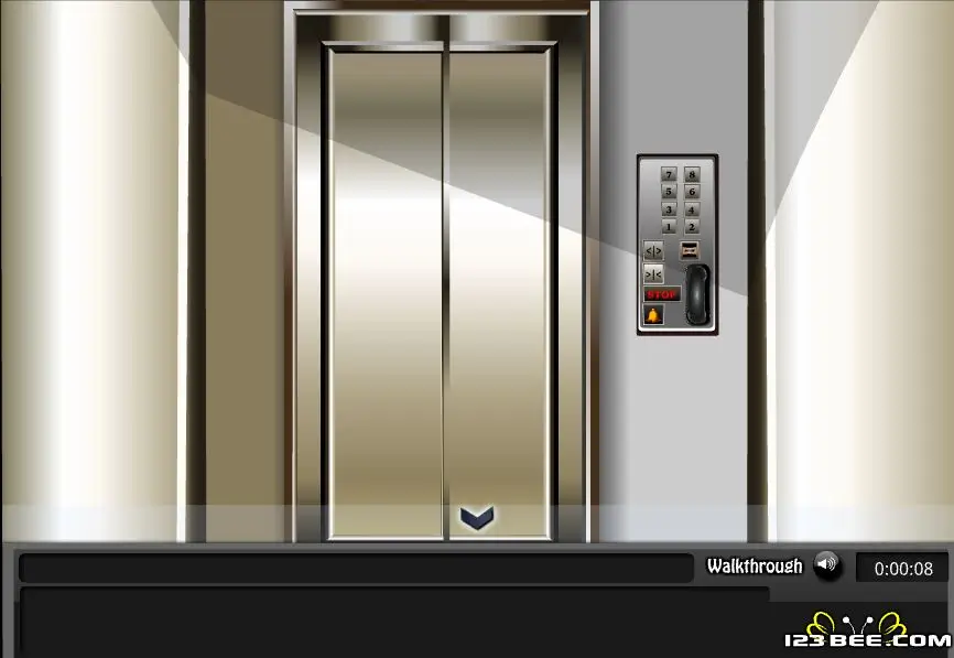 엘리베이터 탈출 (Elevator Escape) 플래시게임 플레이 화면