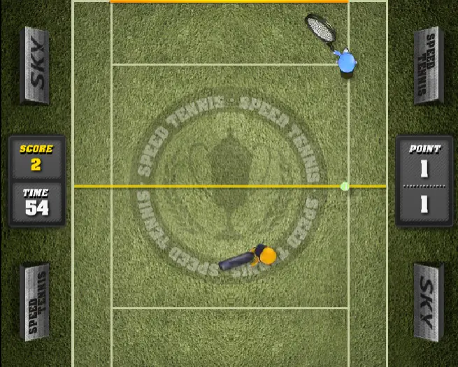 Speed Tennis 플래시게임 플레이 화면