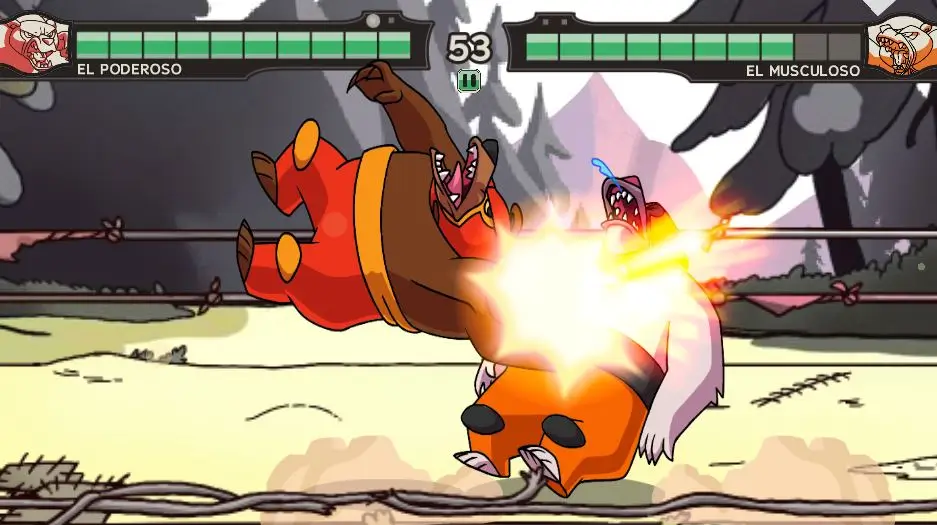 Bearsus - Bear Knuckle Fighting 플레이 화면
