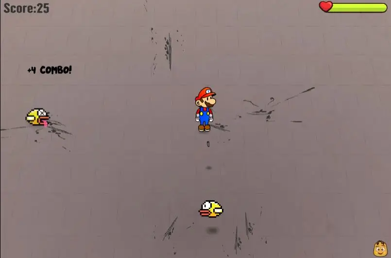 Mario Flappy Killer 플래시게임 화면